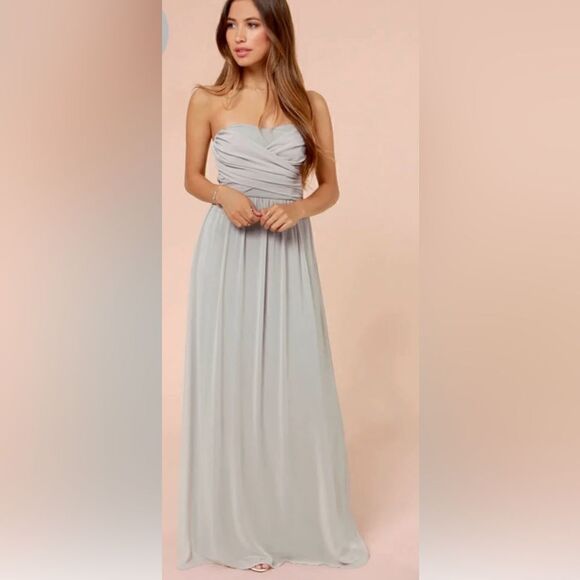 LULUS Exclusive Slow Dance Strapless NWT Size L - Picture 1 of 14